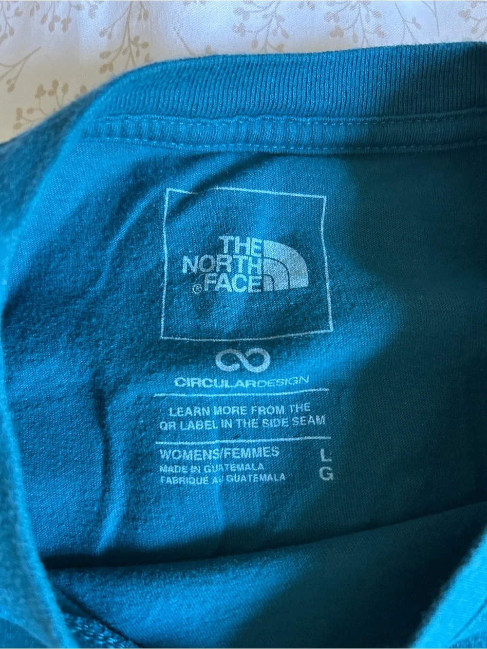 The North Face Teal Graphic Logo Tee - Picture 2 of 3